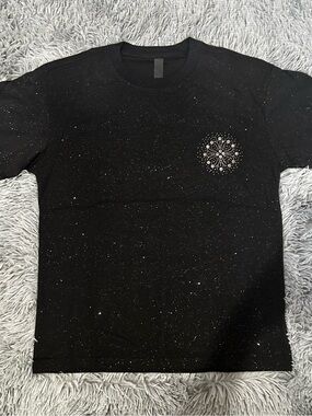 Men's Black Chrome Heart Tee